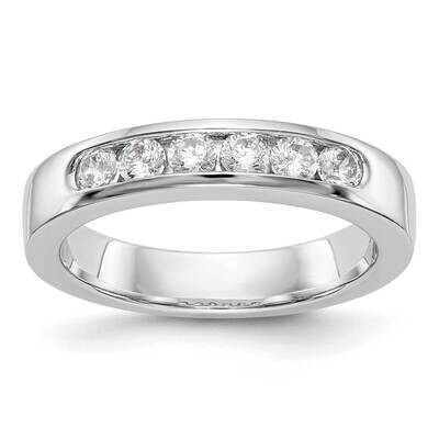 6-Stone Diamond Channel Band 14k White Gold RM3292B-047-WAA, MPN: RM3292B-047-WAA,