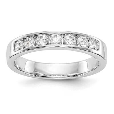 7-Stone Diamond Channel Band 14k White Gold RM3296B-049-WAA, MPN: RM3296B-049-WAA,