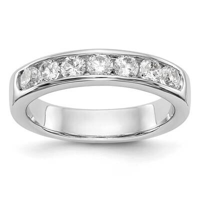 7-Stone Diamond Channel Band 14k White Gold RM3296B-072-WAA, MPN: RM3296B-072-WAA,