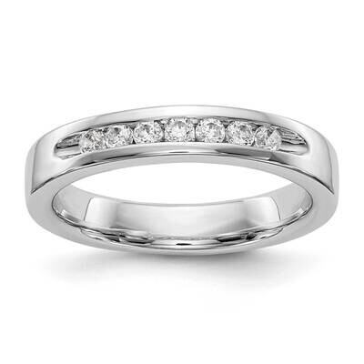 7-Stone Diamond Channel Band 14k White Gold RM3297B-025-WAA, MPN: RM3297B-025-WAA,