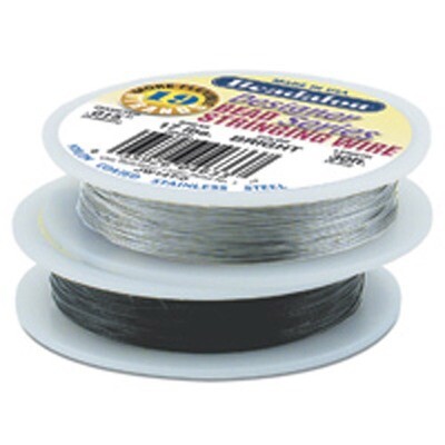 19 Bright .021 Inch Diameter Beading Wire Beadalon CRD501/21, MPN: CRD501/21, 654207111207