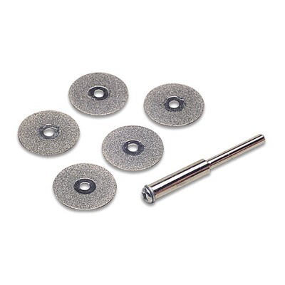 5-Piece Diamond Disc Set With Mandrel JT1555, MPN: JT1555, 654207145820