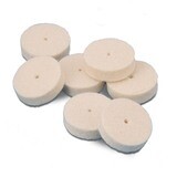 Box Of 100 - 1 X 1/4 Soft Felt Wheel Buffs JT1092, MPN: JT1092,