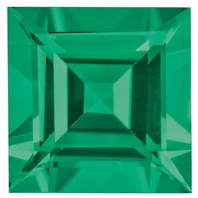 Emerald 1.5mm Square Step Cut Gemstone EM-0150-SQS-A, MPN: EM-SQStepCut,
