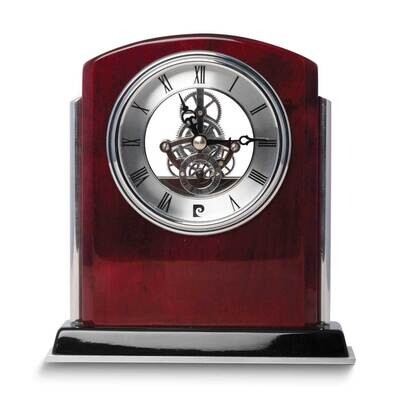 Chelsea Mahogany Wood with Stainless Steel Skeleton Movement Clock GM24137, MPN: GM24137, 797140136…