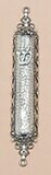 Tizo Jeweled Supreme Mezuzah Silver RS360SMZ, MPN: RS360SMZ,