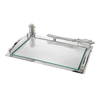 Ricci Challah Board Set Nickel Plate 94031, MPN: 94031,