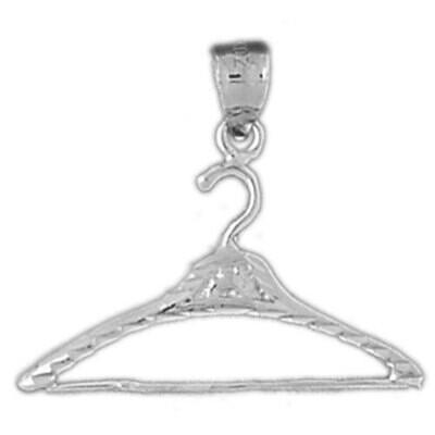 Hanger Pendant Necklace Charm Bracelet in Yellow, White or Rose Gold 6423