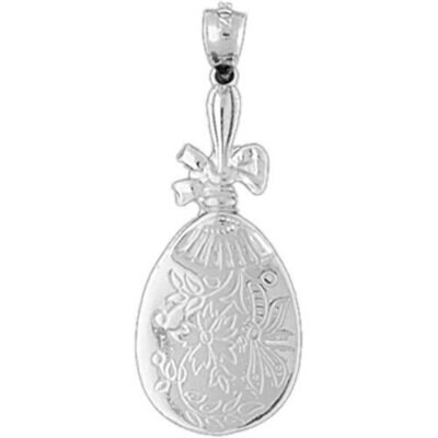 Mirror Hairdresser Pendant Necklace Charm Bracelet in Yellow, White or Rose Gold 6371