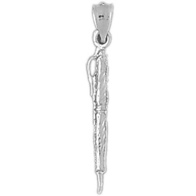 Pen Pendant Necklace Charm Bracelet in Yellow, White or Rose Gold 6409