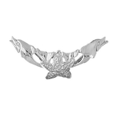Dolphin Pendant Necklace Charm Bracelet in Yellow, White or Rose Gold 722