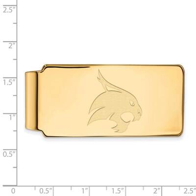 Texas State University Money Clip Gold-plated Sterling Silver GP018TST, MPN: GP018TST, 191101123689