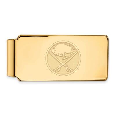 Buffalo Sabres Money Clip Gold-plated Sterling Silver GP024SAB, MPN: GP024SAB, 191101128073