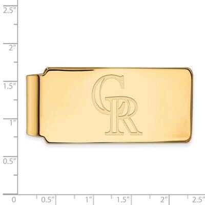 MLB Colorado Rockies Money Clip Gold-plated Sterling Silver GP026ROK, MPN: GP026ROK, 191101778698