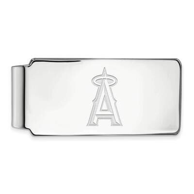 MLB Los Angeles Angels Money Clip Sterling Silver Rhodium-plated SS022ANG, MPN: SS022ANG, 191101149…