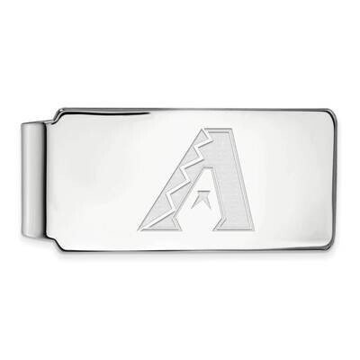 MLB Arizona Diamondbacks Money Clip Sterling Silver Rhodium-plated SS022DIA, MPN: SS022DIA, 1911011…