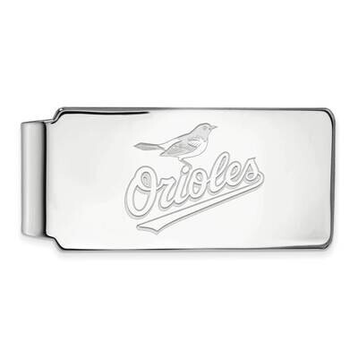 MLB Baltimore Orioles Money Clip Sterling Silver Rhodium-plated SS023ORI, MPN: SS023ORI, 1911011491…