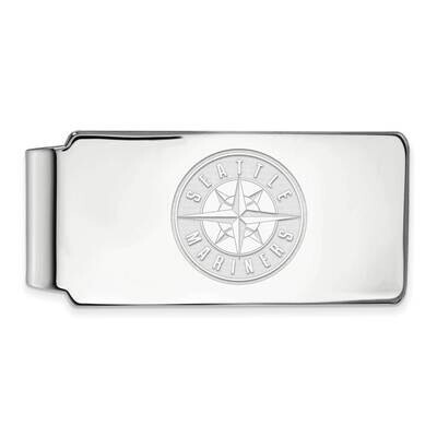 MLB Seattle Mariners Money Clip Sterling Silver Rhodium-plated SS024MRN, MPN: SS024MRN, 191101149184
