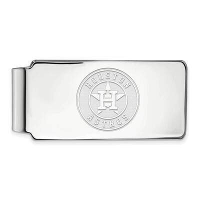 MLB Houston Astros Money Clip Sterling Silver Rhodium-plated SS028AST, MPN: SS028AST, 191101149399