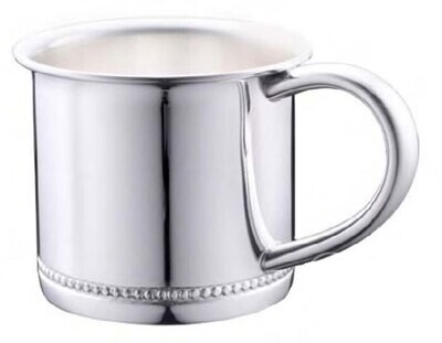 Cunill America Beaded Baby Cup - Silverplated, MPN: 335702