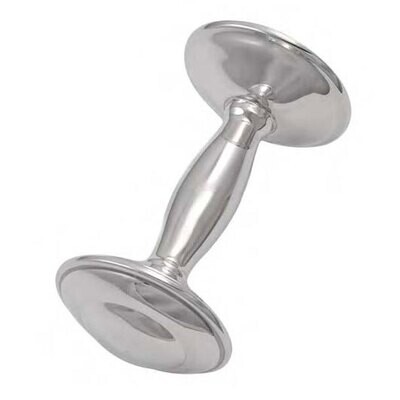 Cunill America Classic Plain Barbell Rattle - Sterling Silver, MPN: 205000