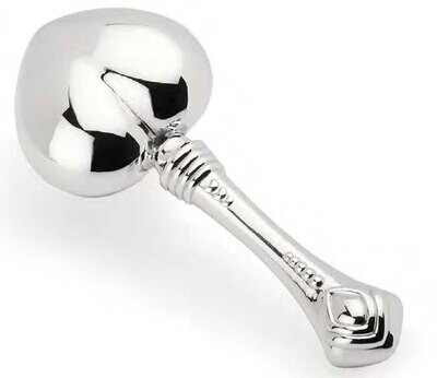 Cunill America Heart Handled Rattle - Sterling Silver, MPN: 202005