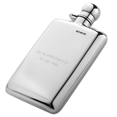 Cunill America Hip Flask - Sterling Silver, MPN: 251010