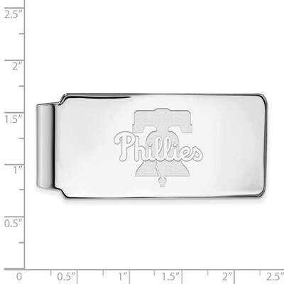 MLB Philadelphia Phillies Money Clip Sterling Silver Rhodium-plated SS026PHI, MPN: SS026PHI, 191101…