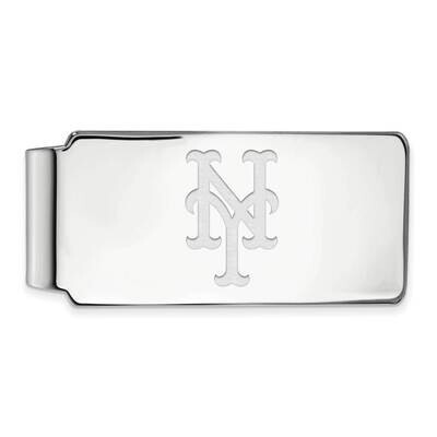 MLB New York Mets Money Clip Sterling Silver Rhodium-plated SS031MET, MPN: SS031MET, 191101149528