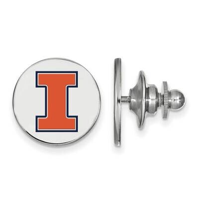 University of Illinois Tie Tac Sterling Silver SS076UIL, MPN: SS076UIL, 191101995477