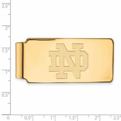 University of Notre Dame Money Clip 10k Yellow Gold 1Y024UND, MPN: 1Y024UND, 191101130687