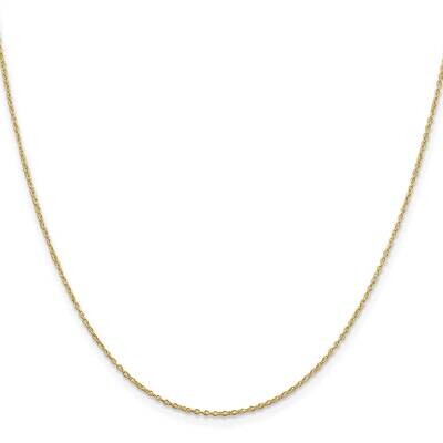 1.10mm Cable Chain Gold-Plated on Sterling Silver QPE45G-18, MPN: QPE45G-18, 191101777455