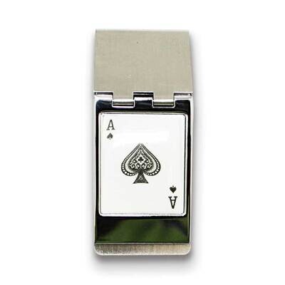 Ace Hinged Money Clip Silver-tone GM12361, MPN: GM12361, 788089103934