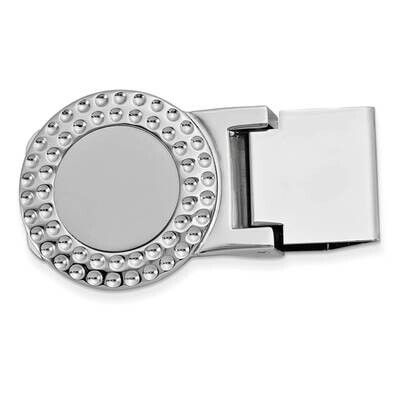 Round Money Clip Silver-tone GM12362, MPN: GM12362, 788089027797
