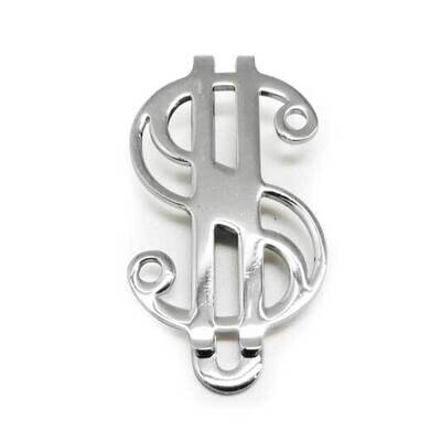 Money Clip with Dollar Design Silver-tone GM12364, MPN: GM12364, 788089064532