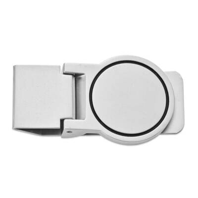 Silver Finished Money Clip Brass GL8786, MPN: GL8786, 788089030186