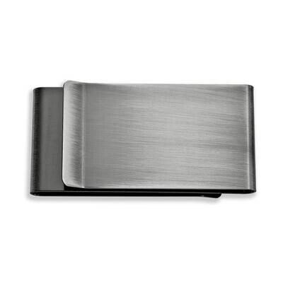 Gun Metal Finish Double-Sided Money Clip GM20744, MPN: GM20744, 788089142094