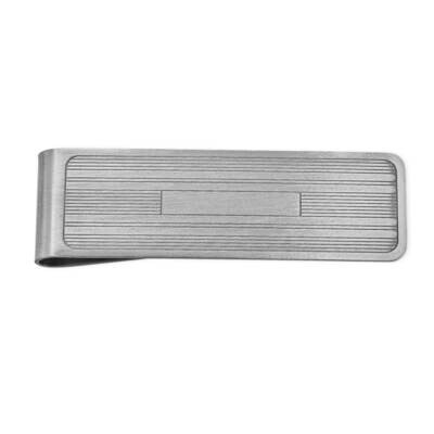 Antique Line Pattern Money Clip Silver-tone GM20747, MPN: GM20747, 788089142162