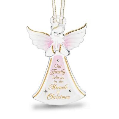 Angel Miracle Of Christmas Glass Ornament GM19303, MPN: GM19303, 708873038242