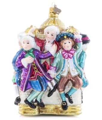 Jay Strongwater 10 Lords Leaping Glass Ornament SDH20025-250, MPN: SDH20025-250,