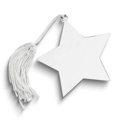 Nickle-plated Star Ornament GM24009, MPN: GM24009, 47105194982