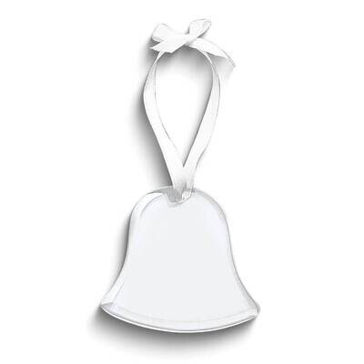 Bell Shaped Glass Ornament with White Ribbon GM24010, MPN: GM24010, 47105199918