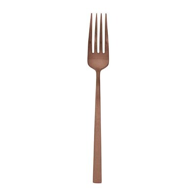 Sambonet Linea Q Copper Vintage Table Fork 52430C08, MPN: 52430C08, 790955049376