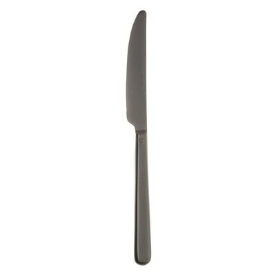 Sambonet Linear Black Table Knife Solid Handle 52713B11, MPN: 52713B11, 790955032491