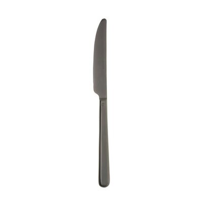 Sambonet Linear Black Dessert Knife Solid Handle 52713B27, MPN: 52713B27, 790955032521