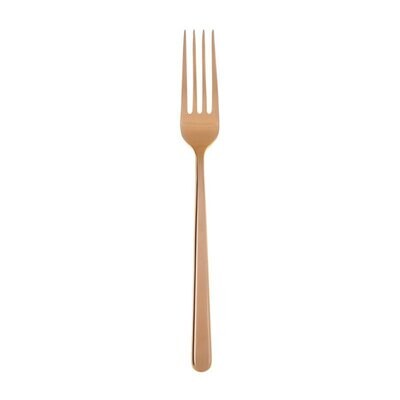 Sambonet Linear Copper Table Fork 52713C08, MPN: 52713C08, 790955049802