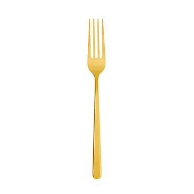 Sambonet Linear Gold Table Fork 52713G08, MPN: 52713G08, 790955033153