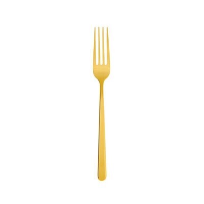 Sambonet Linear Gold Dessert Fork 52713G26, MPN: 52713G26, 790955033184