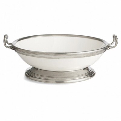 Arte Italica Tuscan Large Footed Bowl with Handles P5106
