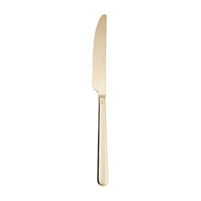 Sambonet Linear Champagne Dessert Knife Solid Handle 52713P27, MPN: 52713P27, 790955049185